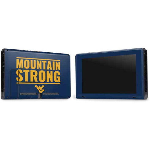 West Virginia University Yellow Nintendo Switch Bundle Skin