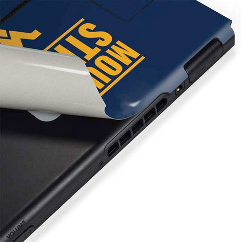 West Virginia University Yellow Nintendo Switch Bundle Skin