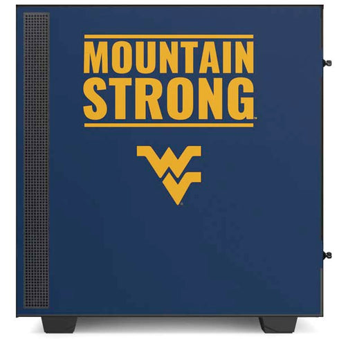 West Virginia University Yellow NZXT H510 Compact ATX Mid-Tower Case Skin