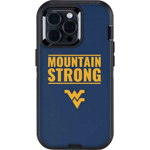 West Virginia University Yellow Otterbox Defender iPhone Skin
