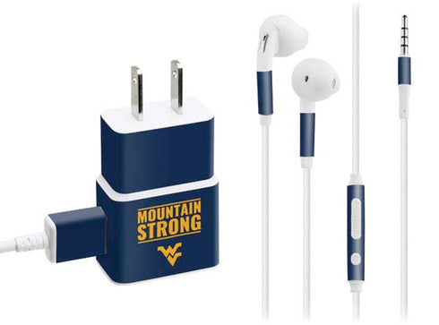West Virginia University Yellow Phone Charger Skin