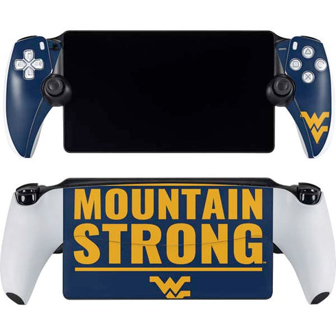West Virginia University Yellow PlayStation Portal Remote Player Skin