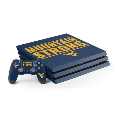 West Virginia University Yellow PS4 Pro Bundle Skin