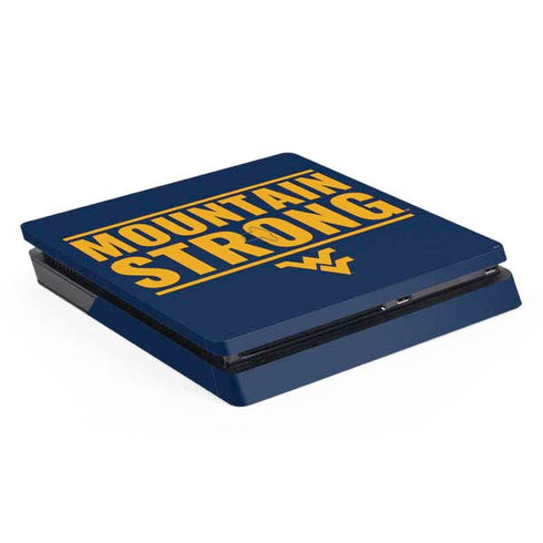 West Virginia University Yellow PS4 Slim Skin