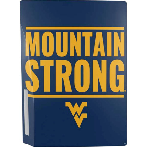 West Virginia University Yellow PS5 Console Skin