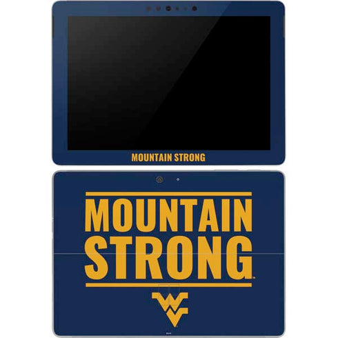 West Virginia University Yellow Surface Go Skin