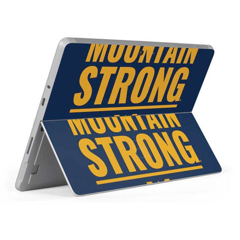 West Virginia University Yellow Surface Go Skin