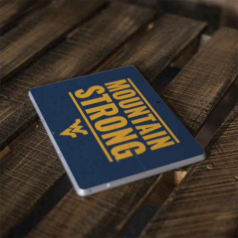 West Virginia University Yellow Surface Go Skin