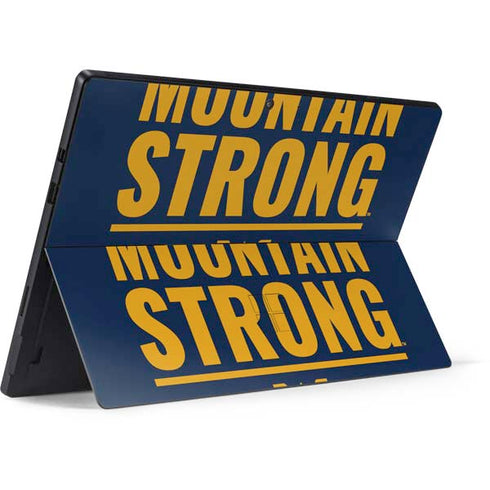 West Virginia University Yellow Surface Pro 7 Skin