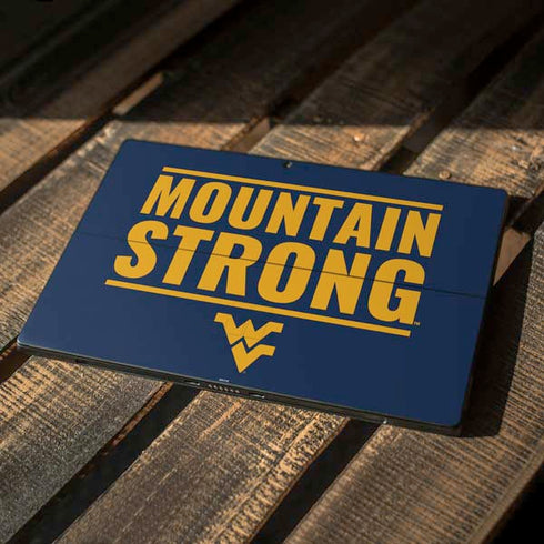 West Virginia University Yellow Surface Pro 7 Skin