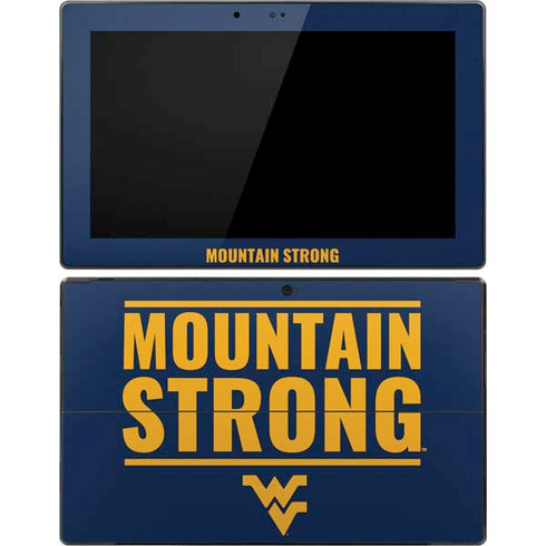 West Virginia University Yellow Surface Pro Tablet Skin