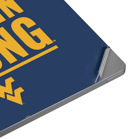 West Virginia University Yellow Universal Laptop 18in (14.6 x 10.6in) Skin