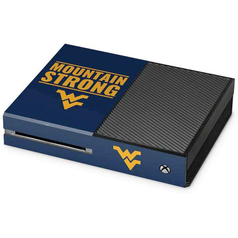 West Virginia University Yellow Xbox One Console Skin