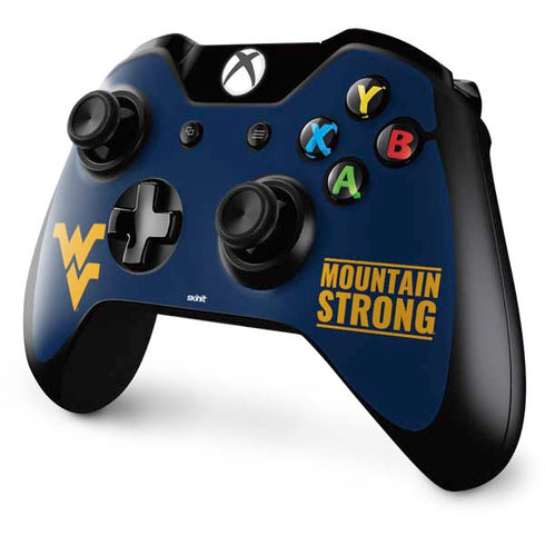 West Virginia University Yellow Xbox One Controller Skin