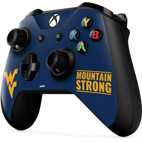 West Virginia University Yellow Xbox One X Controller Skin