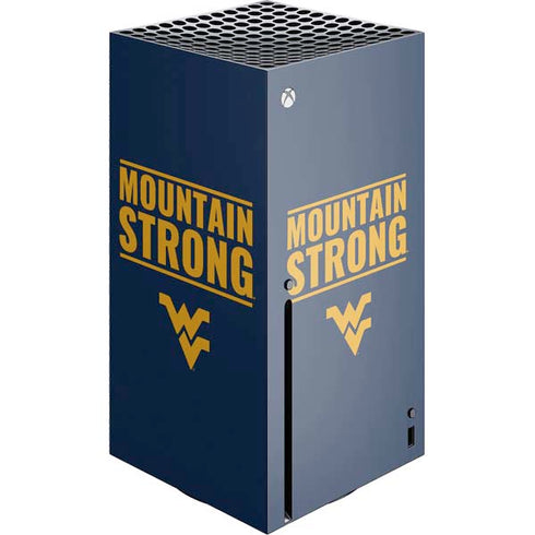 West Virginia University Yellow Xbox Series X Console Skin