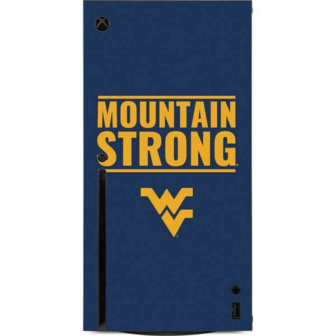 West Virginia University Yellow Xbox Series X Console Skin