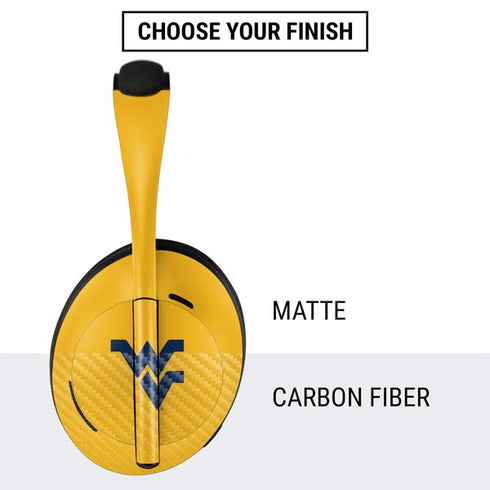 West Virginia University Yellow Background Bose Noise Cancelling Headphones 700 Skin