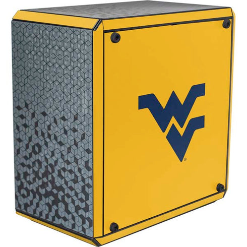 West Virginia University Yellow Background Cooler Master MasterBox Q300L Mini Tower Skin