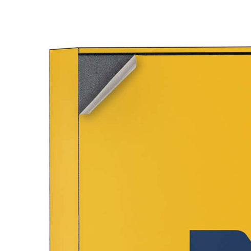 West Virginia University Yellow Background Corsair 4000D Tempered Glass Mid-Tower ATX Case Skin