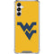 West Virginia University Yellow Background Galaxy A14 5G Clear Case
