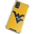 West Virginia University Yellow Background Galaxy A32 5G Clear Case