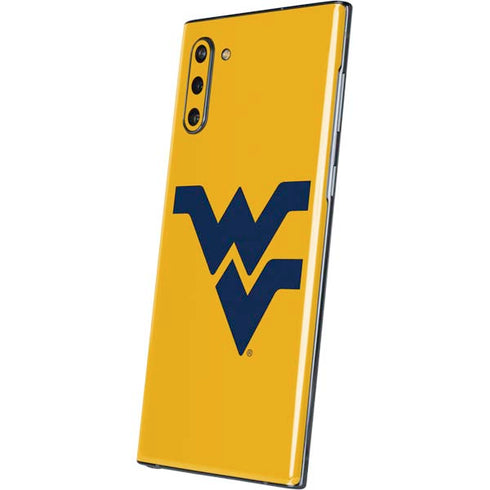 West Virginia University Yellow Background Galaxy Note 10 Skin
