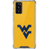 West Virginia University Yellow Background Galaxy Note20 5G Clear Case