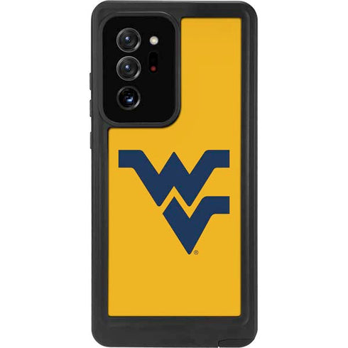 West Virginia University Yellow Background Galaxy Note20 Ultra 5G Waterproof Case