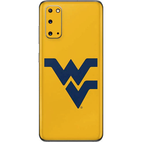 West Virginia University Yellow Background Galaxy S20 Skin