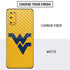 West Virginia University Yellow Background Galaxy S20 Skin