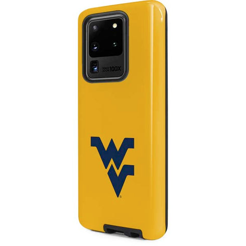 West Virginia University Yellow Background Galaxy S20 Ultra 5G Pro Case