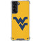 West Virginia University Yellow Background Galaxy S21 5G Clear Case