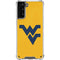 West Virginia University Yellow Background Galaxy S21 Plus 5G Clear Case