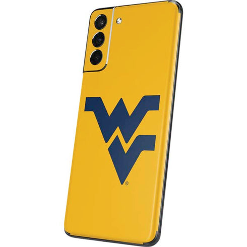 West Virginia University Yellow Background Galaxy S21 Plus 5G Skin