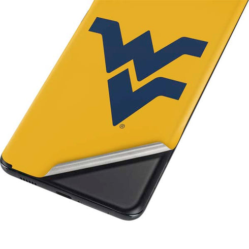 West Virginia University Yellow Background Galaxy S21 Plus 5G Skin