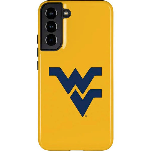 West Virginia University Yellow Background Galaxy S22 Plus Pro Case