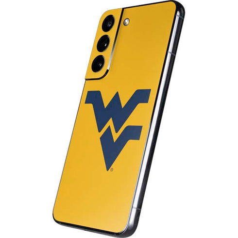West Virginia University Yellow Background Galaxy S22 Skin