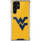 West Virginia University Yellow Background Galaxy S22 Ultra Clear Case