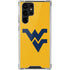 West Virginia University Yellow Background Galaxy S22 Ultra Clear Case