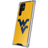 West Virginia University Yellow Background Galaxy S22 Ultra Clear Case