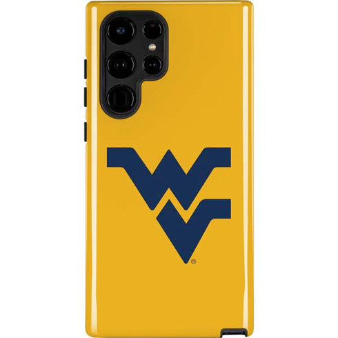 West Virginia University Yellow Background Galaxy S22 Ultra Pro Case