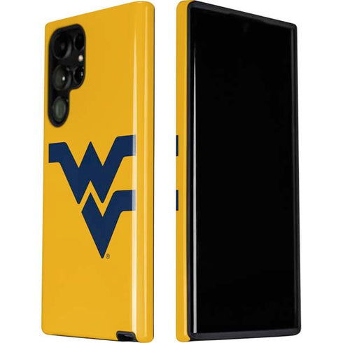 West Virginia University Yellow Background Galaxy S22 Ultra Pro Case