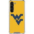 West Virginia University Yellow Background Galaxy S23 Clear Case