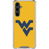 West Virginia University Yellow Background Galaxy S23 FE Clear Case