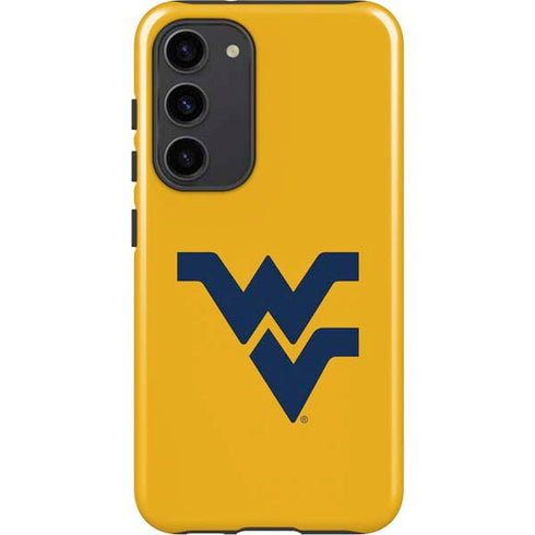 West Virginia University Yellow Background Galaxy S23 Plus Pro Case