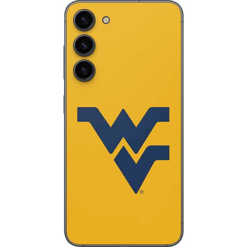 West Virginia University Yellow Background Galaxy S23 Plus Skin