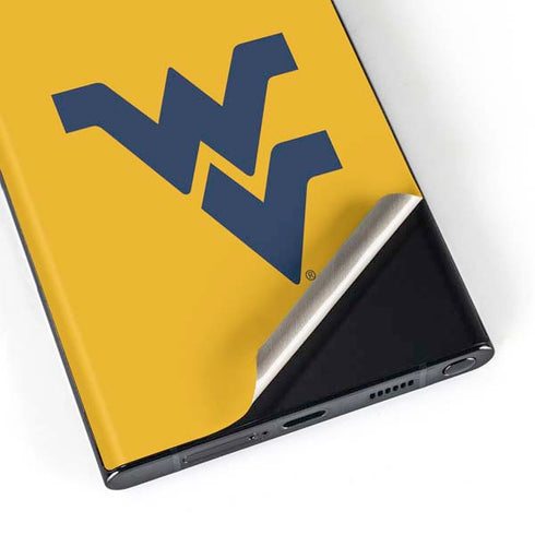 West Virginia University Yellow Background Galaxy S23 Ultra Skin