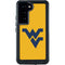 West Virginia University Yellow Background Galaxy S23 Waterproof Case