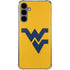 West Virginia University Yellow Background Galaxy S24 Plus Clear Case